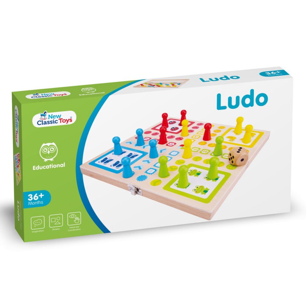 New Classic Toys Houten ludo mens erger je niet GB Trading