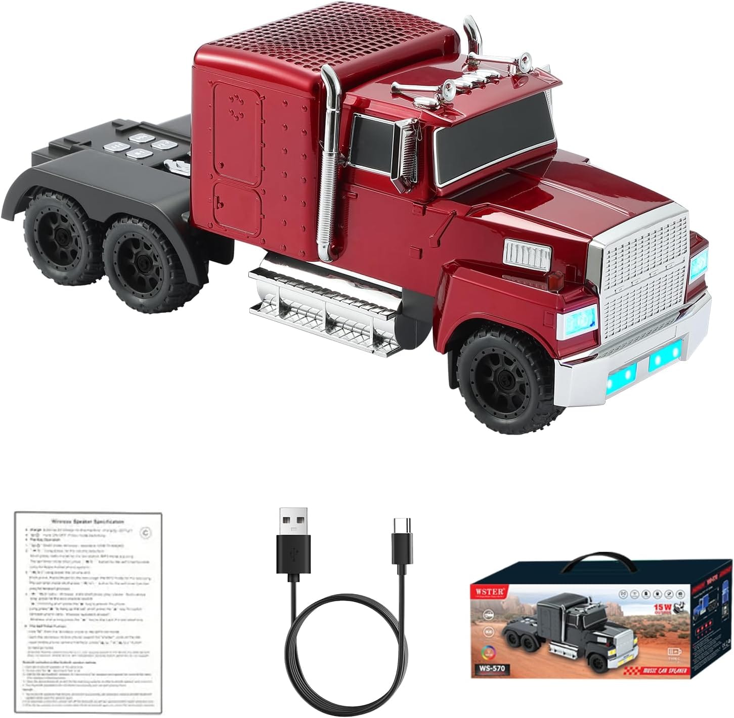gb trading western style vrachtwagen truck bluetooth speaker